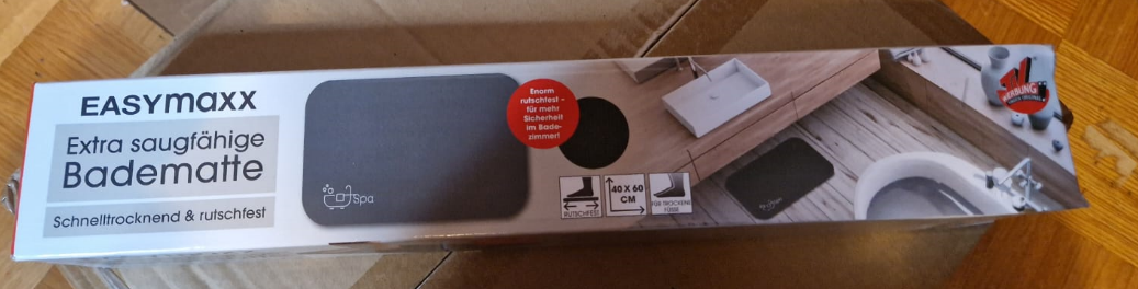 EASYmaxx- Extra saugfähige Badematte rutschfest