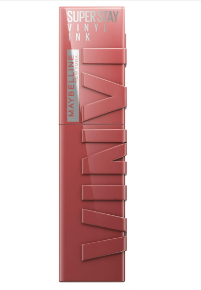 Maybelline New York – flüssiger Lippenstift – glänzender Vinyl-Effekt – Peppy (115)