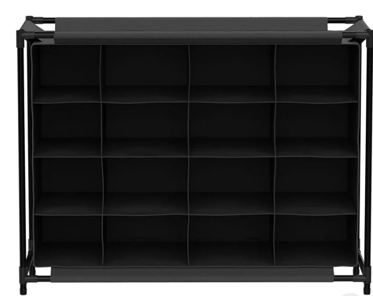 Schuhregal für 16 Paar Schuhe - Black