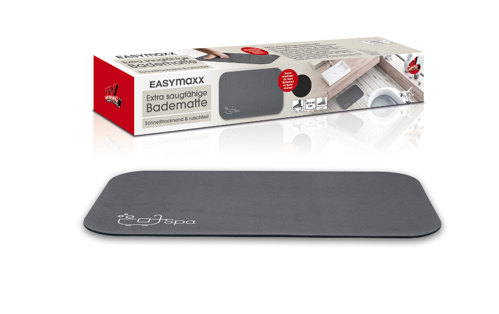 EASYmaxx- Extra saugfähige Badematte rutschfest