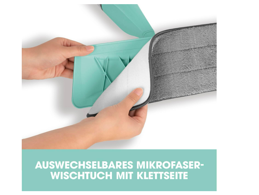 CLEANmaxx Spray-Mopp | Bodenwischer + Sprühfunktion 600ml Tank