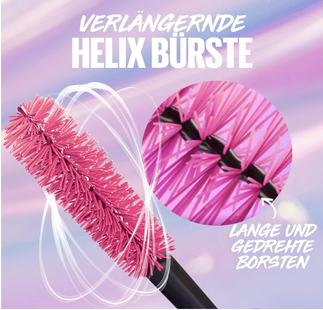 Maybelline New York Mascara mit "Falsche Wimpern" Effekt - Schwarz