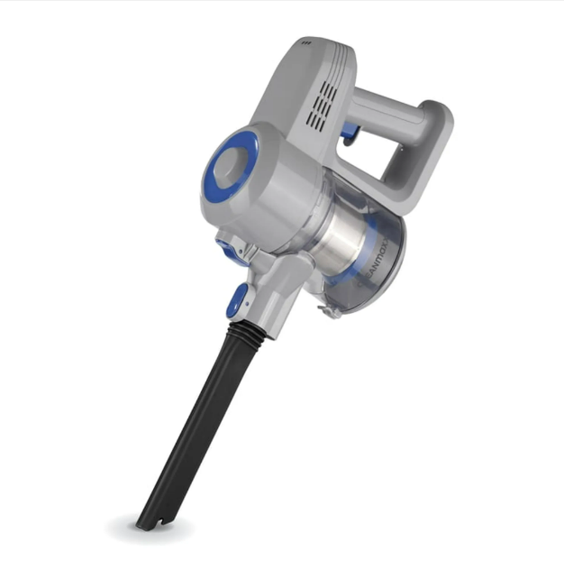 CLEANmaxx Akku-Zyklon-Staubsauger 22,2V - hellgrau/blau