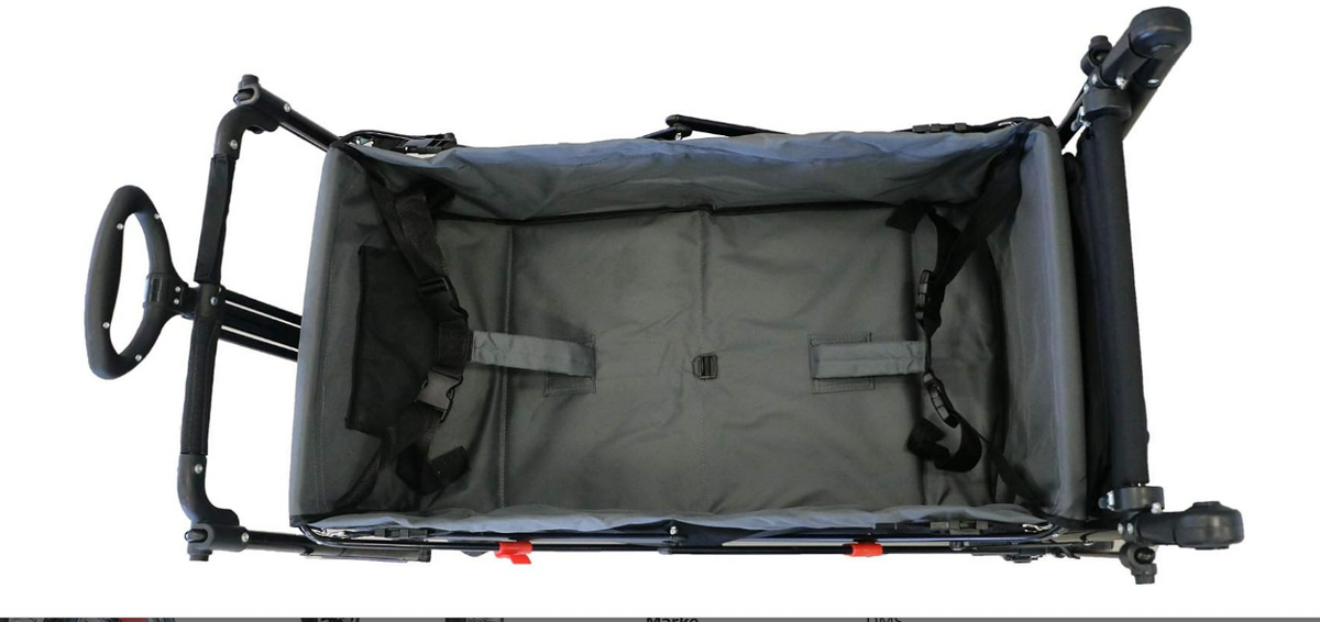 DMS Faltbarer Bollerwagen mit Dach